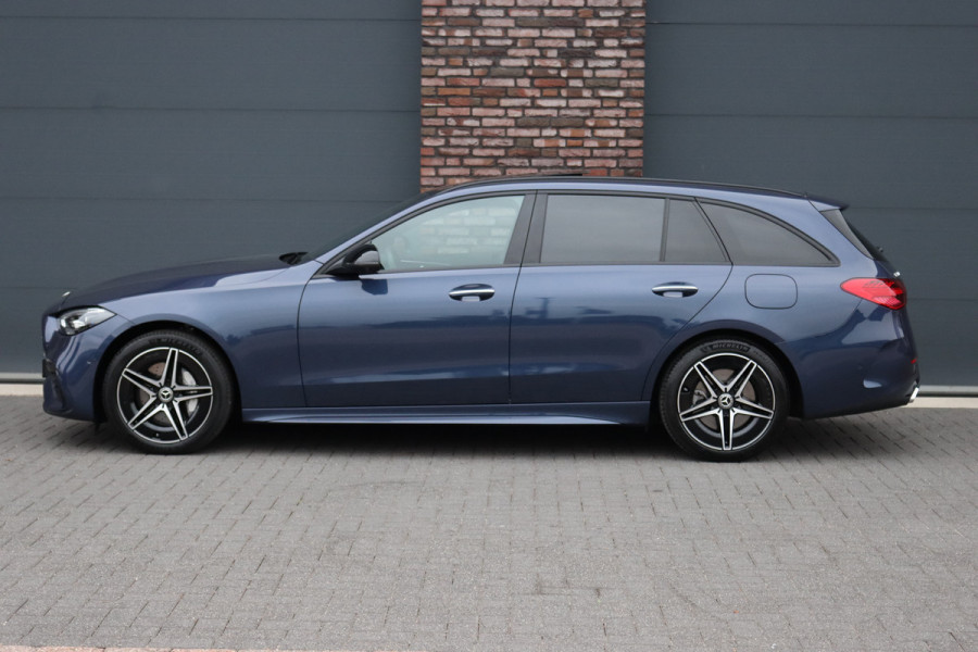 Mercedes-Benz C-Klasse Estate 300 e AMG Line Premium | Panoramadak | Memory | Distronic | Surround Camera | Trekhaak | Digital Light | Nightpakket | Augmented Reality |