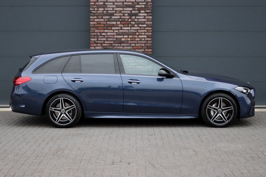 Mercedes-Benz C-Klasse Estate 300 e AMG Line Premium | Panoramadak | Memory | Distronic | Surround Camera | Trekhaak | Digital Light | Nightpakket | Augmented Reality |