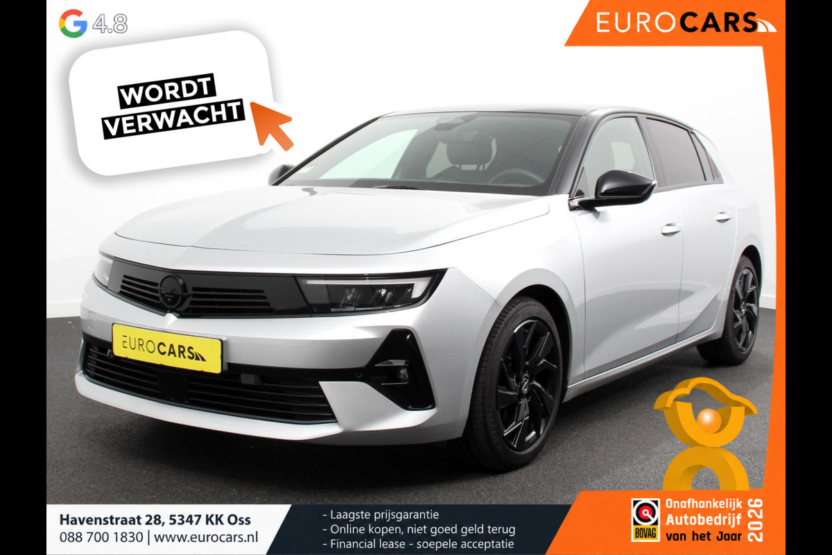 Opel Astra 1.2 Automaat GS Line Climate control Adaptive cruise control LED Voorstoelen verwarmd Stuurwiel verwarmd Achteruitrij camera 360* Sfeer verlichting Apple carplay/ Android auto