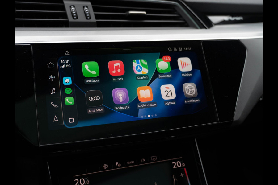 Audi Q8 e-tron 50 Quattro S Edition 95 kWh | SOH 92% | Pano | ACC | Dodehoek | Camera | BTW