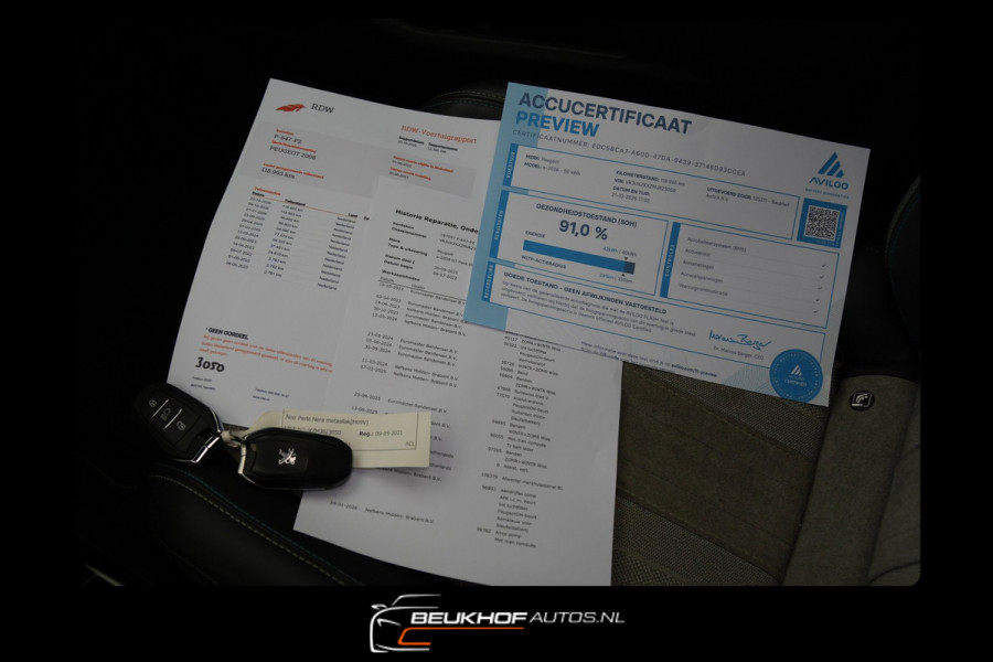 Peugeot e-2008 EV GT-Line 50 kWh Leer Panorama Leer Soh 91%