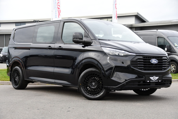 Ford Transit Custom 300 2.0 TDCI L2H1 Limited Black Edition Adaptieve Cruise, Camera, Carplay, LED, 2 x Schuifdeur, Automaat, 170pk, Stoelverwarming, Sensoren, Uniek!