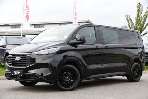 Ford Transit Custom 300 2.0 TDCI L2H1 Limited Black Edition Adaptieve Cruise, Camera, Carplay, LED, 2 x Schuifdeur, Automaat, 170pk, Stoelverwarming, Sensoren, Uniek!