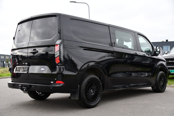 Ford Transit Custom 300 2.0 TDCI L2H1 Limited Black Edition Adaptieve Cruise, Camera, Carplay, LED, 2 x Schuifdeur, Automaat, 170pk, Stoelverwarming, Sensoren, Uniek!