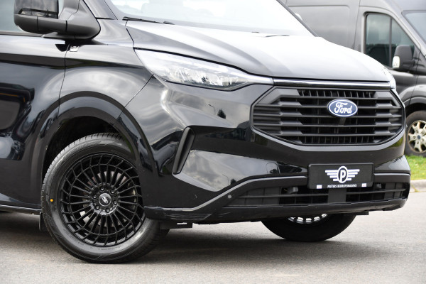 Ford Transit Custom 300 2.0 TDCI L2H1 Limited Black Edition Adaptieve Cruise, Camera, Carplay, LED, 2 x Schuifdeur, Automaat, 170pk, Stoelverwarming, Sensoren, Uniek!