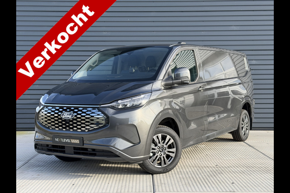Ford E-Transit Custom 340 L2H1 Limited 71 kWh 218 PK | 360 Camera | B&O Audio | Adaptieve Cruise | Direct leverbaar!