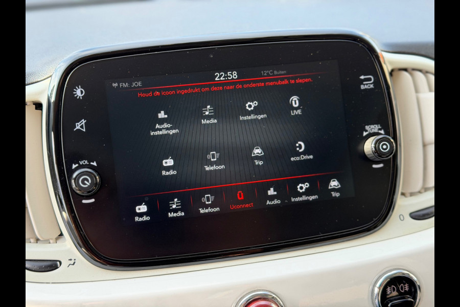 Fiat 500 1.2 Lounge 2019 AIRCO CARPLAY APK NAP 1e Eig!