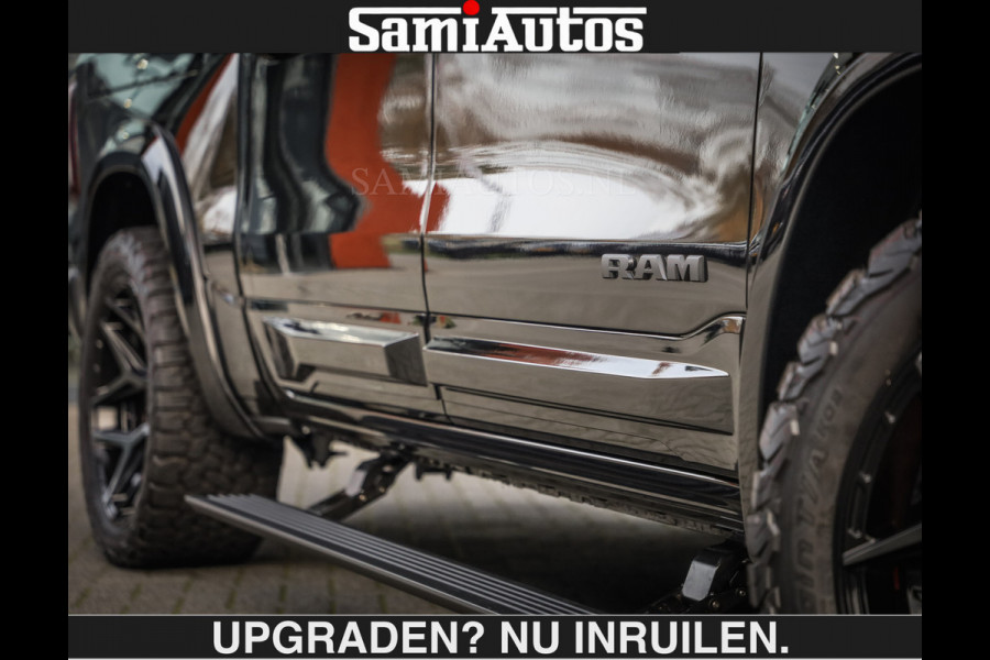 Dodge Ram LIMITED 5.7 V8 HEMI | €79950,- excl excl | MAXIMAAL UITGERUST | DUBBELE CABINE | 5 PERSOONS | DC | Allernieuwste Limited uitvoering – volledig uitgerust met alle opties, inclusief MWK en normale laadbak.