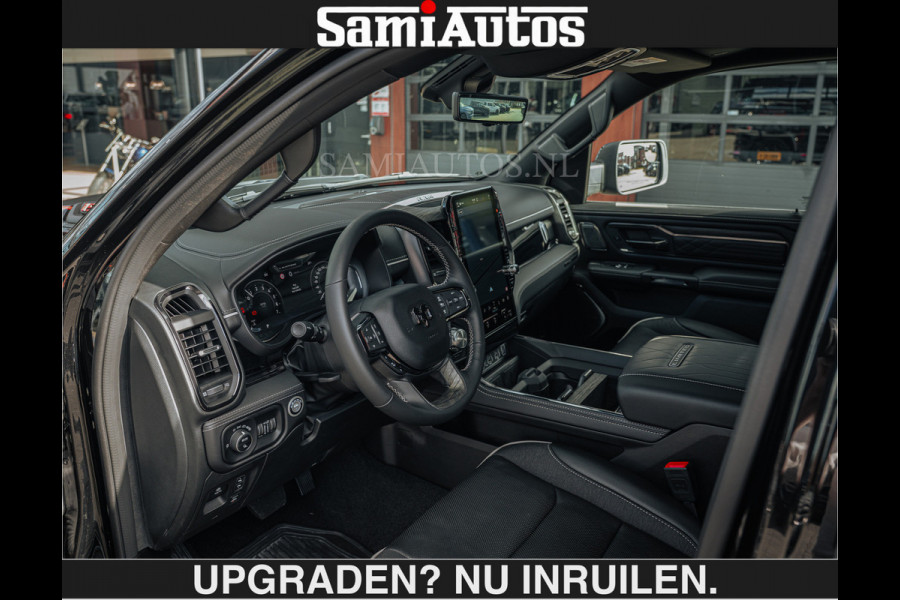 Dodge Ram LIMITED 5.7 V8 HEMI | €79950,- excl excl | MAXIMAAL UITGERUST | DUBBELE CABINE | 5 PERSOONS | DC | Allernieuwste Limited uitvoering – volledig uitgerust met alle opties, inclusief MWK en normale laadbak.