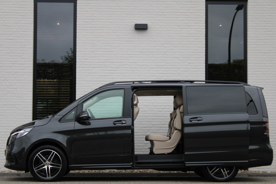 Mercedes-Benz V-Klasse 300d / AMG / 4-Matic / Luchtv / Panorama / Elec Stoel / 7-pers / Burmester / Vol Opties / NIEUWSTAAT