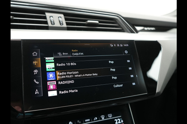 Audi Q8 e-tron 55 quattro S Line 114 kWh Dealer O.H | SOH 91,1% | | Trekhaak Afn. | Luchtvering | 360 Camera | Head Up | Adaptive Cruise | Matrix LED | Alcantara Sportstoelen Verwarmd | Apple Carplay | Keyless | Blis | Navigatie | Virtual | DAB | 20"L.M |