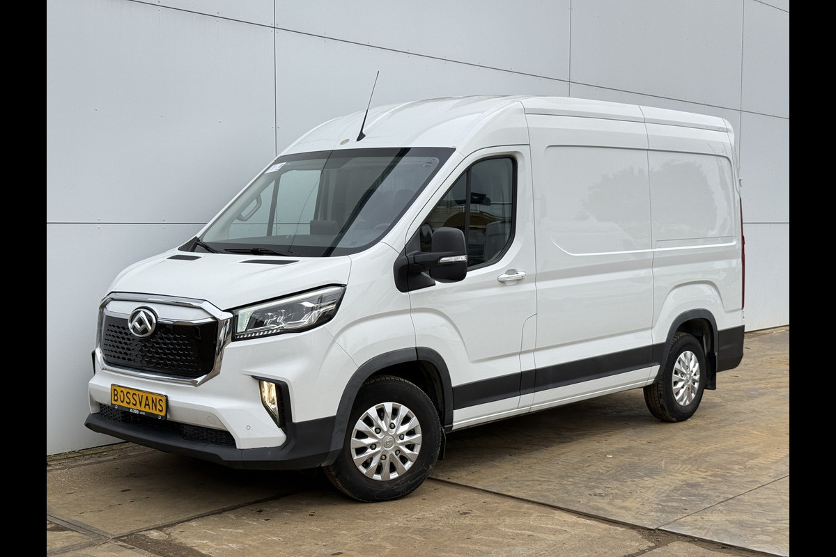 Maxus eDeliver 9 72kWh 204PK L2H2 280km Stad WLTP Snelladen LED Carplay Cruise control Camera Airco Parkeersensoren v+a