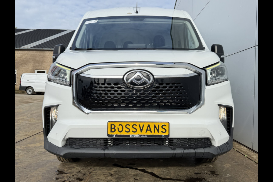 Maxus eDeliver 9 72kWh 204PK L2H2 280km Stad WLTP Snelladen LED Carplay Cruise control Camera Airco Parkeersensoren v+a
