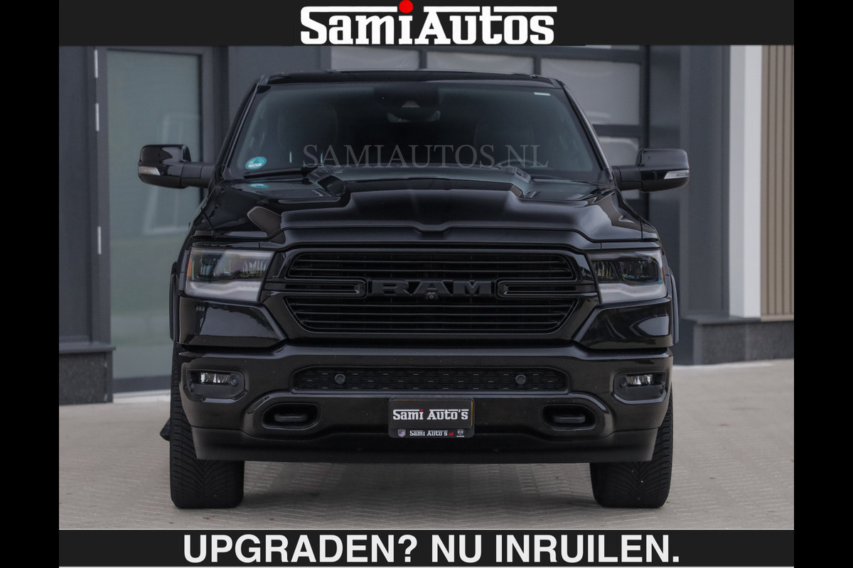 Dodge Ram SPORT | BTW VRIJ | FULL | 360 CAMERA | ADAPTIVE CRUISE | LIMITED WHEELS | PANO DAK | NIGHT EDITION | 5.7 V8 | CREW CAB | DUBBELE CABINE | 5 PERSOONS | DC | MARGE BTW VRIJ |
