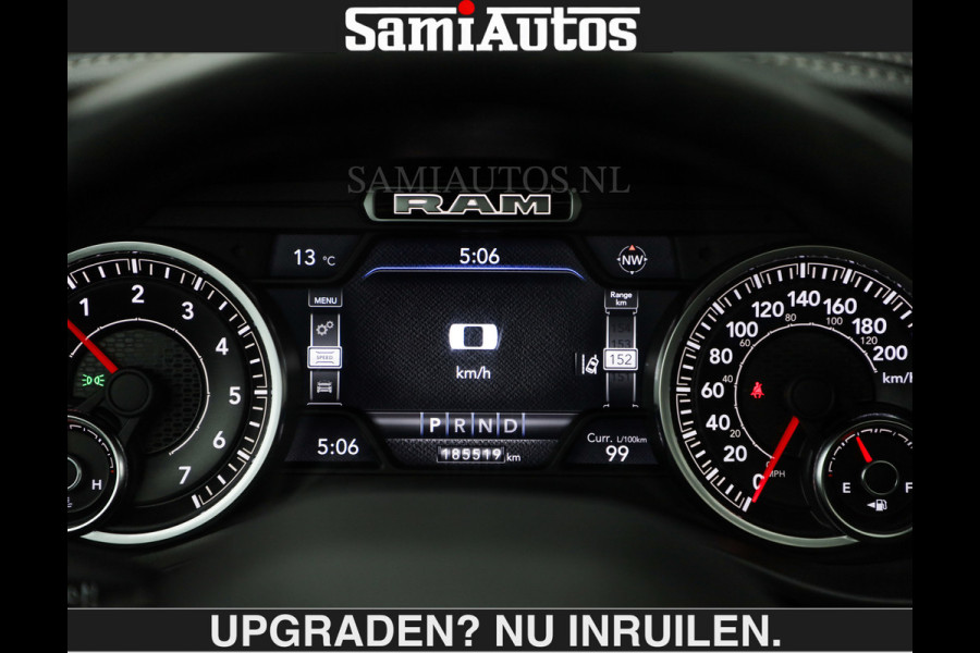 Dodge Ram SPORT | BTW VRIJ | FULL | 360 CAMERA | ADAPTIVE CRUISE | LIMITED WHEELS | PANO DAK | NIGHT EDITION | 5.7 V8 | CREW CAB | DUBBELE CABINE | 5 PERSOONS | DC | MARGE BTW VRIJ |
