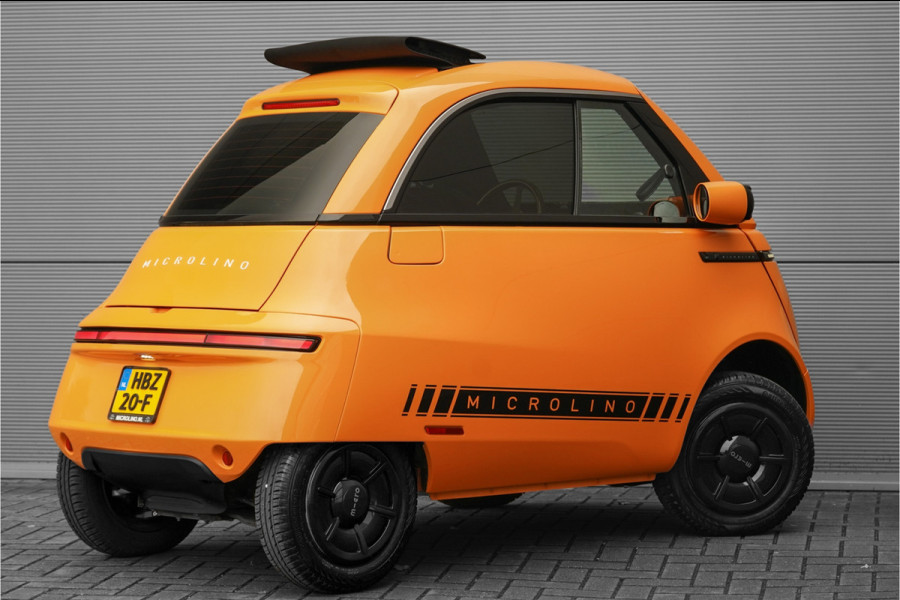 MICRO Microlino Dolce 15 kWh Schuifdak 230KM Actieradius Micro Box