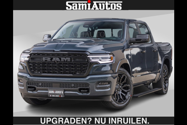 Dodge Ram LIMITED 5.7 V8 HEMI | € 79.950 excl excl | MAXIMAAL UITGERUST | NIEUWE KLEUR Forged Blue Metallic met Ebony Red interior seats | DUBBELE CABINE | 5 PERSOONS | DC | Allernieuwste Limited in nieuwe kleur Forged Blue  – volledig uitgerust met alle opties.
