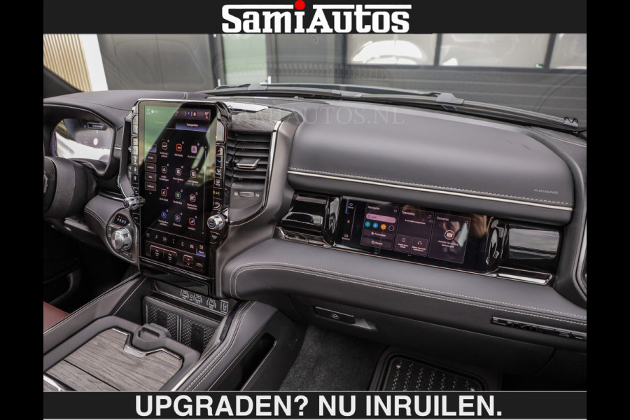 Dodge Ram LIMITED 5.7 V8 HEMI | € 79.950 excl excl | MAXIMAAL UITGERUST | NIEUWE KLEUR Forged Blue Metallic met Ebony Red interior seats | DUBBELE CABINE | 5 PERSOONS | DC | Allernieuwste Limited in nieuwe kleur Forged Blue  – volledig uitgerust met alle opties.