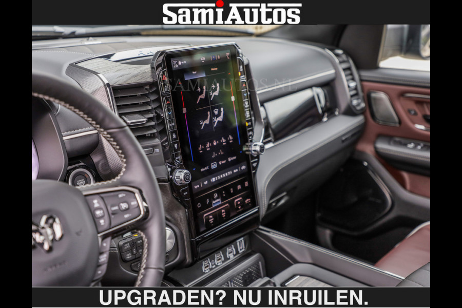 Dodge Ram LIMITED 5.7 V8 HEMI | € 79.950 excl excl | MAXIMAAL UITGERUST | NIEUWE KLEUR Forged Blue Metallic met Ebony Red interior seats | DUBBELE CABINE | 5 PERSOONS | DC | Allernieuwste Limited in nieuwe kleur Forged Blue  – volledig uitgerust met alle opties.