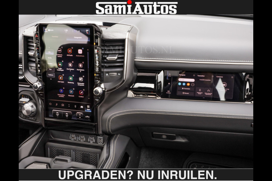 Dodge Ram LIMITED 5.7 V8 HEMI | € 79.950 excl excl | MAXIMAAL UITGERUST | NIEUWE KLEUR Forged Blue Metallic met Ebony Red interior seats | DUBBELE CABINE | 5 PERSOONS | DC | Allernieuwste Limited in nieuwe kleur Forged Blue  – volledig uitgerust met alle opties.