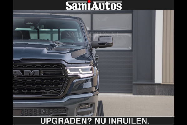 Dodge Ram LIMITED 5.7 V8 HEMI | € 79.950 excl excl | MAXIMAAL UITGERUST | NIEUWE KLEUR Forged Blue Metallic met Ebony Red interior seats | DUBBELE CABINE | 5 PERSOONS | DC | Allernieuwste Limited in nieuwe kleur Forged Blue  – volledig uitgerust met alle opties.