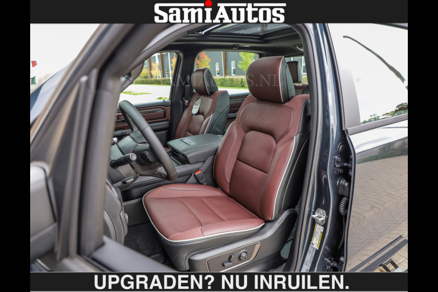 Dodge Ram LIMITED 5.7 V8 HEMI | € 79.950 excl excl | MAXIMAAL UITGERUST | NIEUWE KLEUR Forged Blue Metallic met Ebony Red interior seats | DUBBELE CABINE | 5 PERSOONS | DC | Allernieuwste Limited in nieuwe kleur Forged Blue  – volledig uitgerust met alle opties.