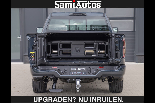 Dodge Ram LIMITED 5.7 V8 HEMI | € 79.950 excl excl | MAXIMAAL UITGERUST | NIEUWE KLEUR Forged Blue Metallic met Ebony Red interior seats | DUBBELE CABINE | 5 PERSOONS | DC | Allernieuwste Limited in nieuwe kleur Forged Blue  – volledig uitgerust met alle opties.