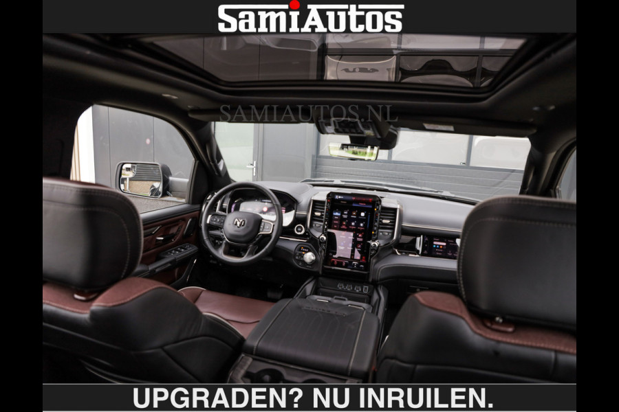 Dodge Ram LIMITED 5.7 V8 HEMI | € 79.950 excl excl | MAXIMAAL UITGERUST | NIEUWE KLEUR Forged Blue Metallic met Ebony Red interior seats | DUBBELE CABINE | 5 PERSOONS | DC | Allernieuwste Limited in nieuwe kleur Forged Blue  – volledig uitgerust met alle opties.