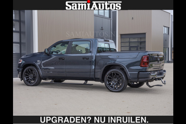 Dodge Ram LIMITED 5.7 V8 HEMI | € 79.950 excl excl | MAXIMAAL UITGERUST | NIEUWE KLEUR Forged Blue Metallic met Ebony Red interior seats | DUBBELE CABINE | 5 PERSOONS | DC | Allernieuwste Limited in nieuwe kleur Forged Blue  – volledig uitgerust met alle opties.