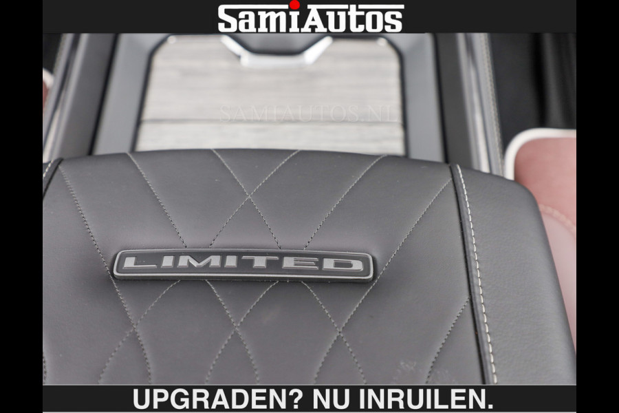 Dodge Ram LIMITED 5.7 V8 HEMI | € 79.950 excl excl | MAXIMAAL UITGERUST | NIEUWE KLEUR Forged Blue Metallic met Ebony Red interior seats | DUBBELE CABINE | 5 PERSOONS | DC | Allernieuwste Limited in nieuwe kleur Forged Blue  – volledig uitgerust met alle opties.