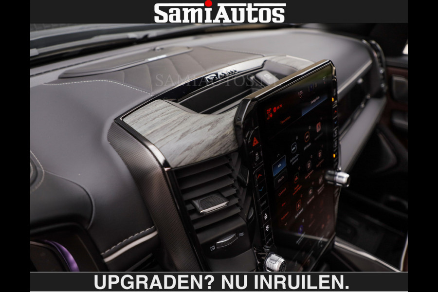 Dodge Ram LIMITED 5.7 V8 HEMI | € 79.950 excl excl | MAXIMAAL UITGERUST | NIEUWE KLEUR Forged Blue Metallic met Ebony Red interior seats | DUBBELE CABINE | 5 PERSOONS | DC | Allernieuwste Limited in nieuwe kleur Forged Blue  – volledig uitgerust met alle opties.