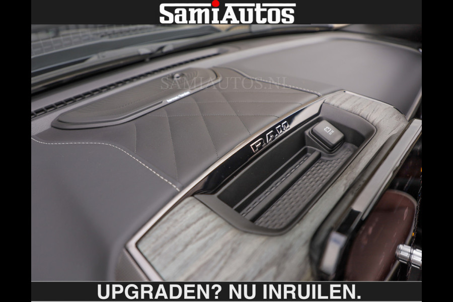 Dodge Ram LIMITED 5.7 V8 HEMI | € 79.950 excl excl | MAXIMAAL UITGERUST | NIEUWE KLEUR Forged Blue Metallic met Ebony Red interior seats | DUBBELE CABINE | 5 PERSOONS | DC | Allernieuwste Limited in nieuwe kleur Forged Blue  – volledig uitgerust met alle opties.