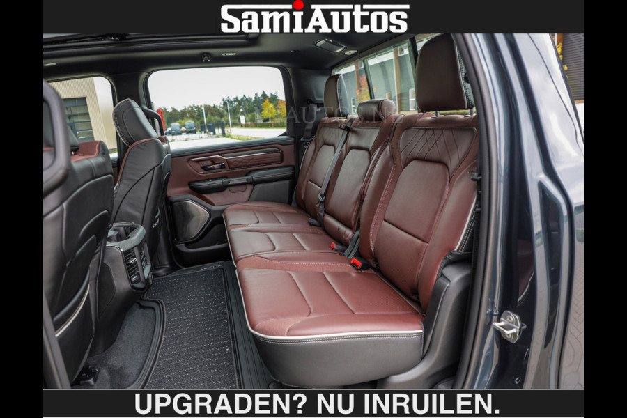 Dodge Ram LIMITED 5.7 V8 HEMI | € 79.950 excl excl | MAXIMAAL UITGERUST | NIEUWE KLEUR Forged Blue Metallic met Ebony Red interior seats | DUBBELE CABINE | 5 PERSOONS | DC | Allernieuwste Limited in nieuwe kleur Forged Blue  – volledig uitgerust met alle opties.