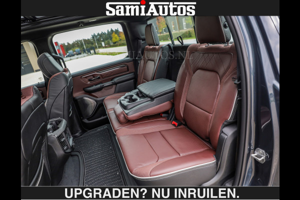 Dodge Ram LIMITED 5.7 V8 HEMI | € 79.950 excl excl | MAXIMAAL UITGERUST | NIEUWE KLEUR Forged Blue Metallic met Ebony Red interior seats | DUBBELE CABINE | 5 PERSOONS | DC | Allernieuwste Limited in nieuwe kleur Forged Blue  – volledig uitgerust met alle opties.