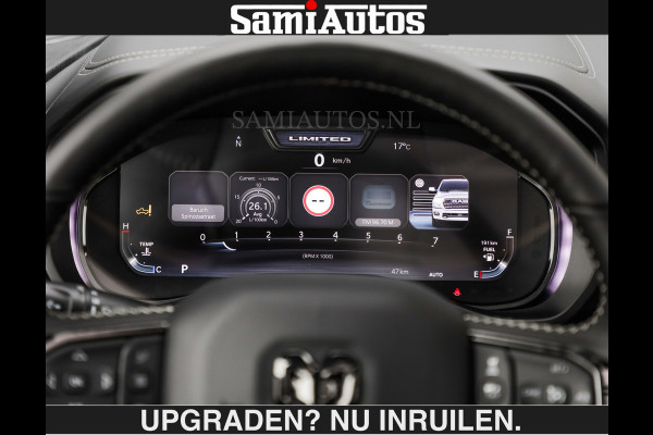 Dodge Ram LIMITED 5.7 V8 HEMI | € 79.950 excl excl | MAXIMAAL UITGERUST | NIEUWE KLEUR Forged Blue Metallic met Ebony Red interior seats | DUBBELE CABINE | 5 PERSOONS | DC | Allernieuwste Limited in nieuwe kleur Forged Blue  – volledig uitgerust met alle opties.