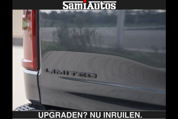Dodge Ram LIMITED 5.7 V8 HEMI | € 79.950 excl excl | MAXIMAAL UITGERUST | NIEUWE KLEUR Forged Blue Metallic met Ebony Red interior seats | DUBBELE CABINE | 5 PERSOONS | DC | Allernieuwste Limited in nieuwe kleur Forged Blue  – volledig uitgerust met alle opties.