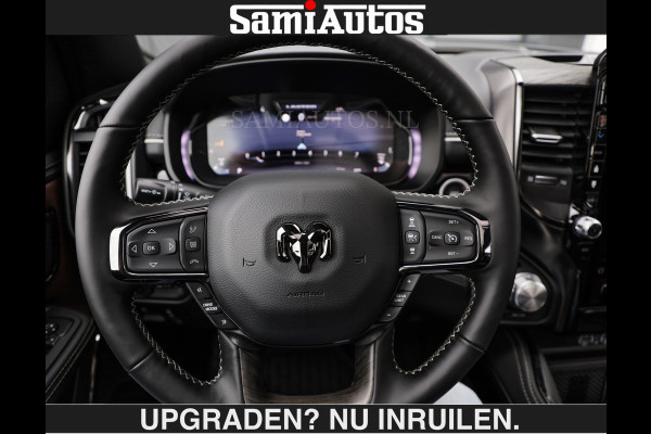 Dodge Ram LIMITED 5.7 V8 HEMI | € 79.950 excl excl | MAXIMAAL UITGERUST | NIEUWE KLEUR Forged Blue Metallic met Ebony Red interior seats | DUBBELE CABINE | 5 PERSOONS | DC | Allernieuwste Limited in nieuwe kleur Forged Blue  – volledig uitgerust met alle opties.