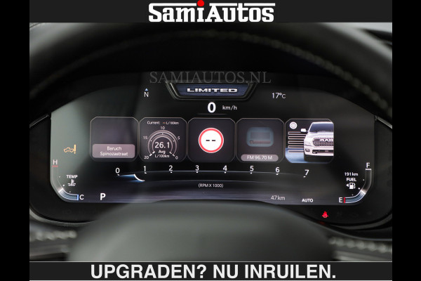 Dodge Ram LIMITED 5.7 V8 HEMI | € 79.950 excl excl | MAXIMAAL UITGERUST | NIEUWE KLEUR Forged Blue Metallic met Ebony Red interior seats | DUBBELE CABINE | 5 PERSOONS | DC | Allernieuwste Limited in nieuwe kleur Forged Blue  – volledig uitgerust met alle opties.
