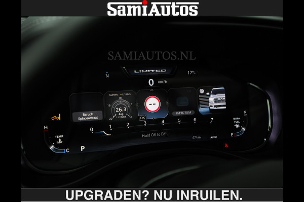 Dodge Ram LIMITED 5.7 V8 HEMI | € 79.950 excl excl | MAXIMAAL UITGERUST | NIEUWE KLEUR Forged Blue Metallic met Ebony Red interior seats | DUBBELE CABINE | 5 PERSOONS | DC | Allernieuwste Limited in nieuwe kleur Forged Blue  – volledig uitgerust met alle opties.