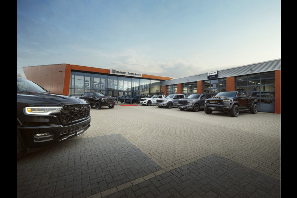 Dodge Ram LIMITED 5.7 V8 HEMI | € 79.950 excl excl | MAXIMAAL UITGERUST | NIEUWE KLEUR Forged Blue Metallic met Ebony Red interior seats | DUBBELE CABINE | 5 PERSOONS | DC | Allernieuwste Limited in nieuwe kleur Forged Blue  – volledig uitgerust met alle opties.