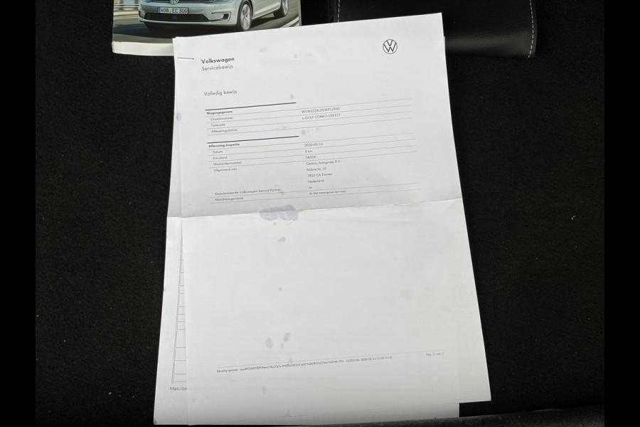 Volkswagen e-Golf E-DITION ✓SOH 90.63%✓2e Eigenaar✓Carplay✓Navi✓Clima✓Cruise✓Pdc V+A✓Lm velgen✓136pk✓Recent beurt gehad✓Weinig Km✓Zeer Zuinig✓N.A.P✓Apk tot 05-2028