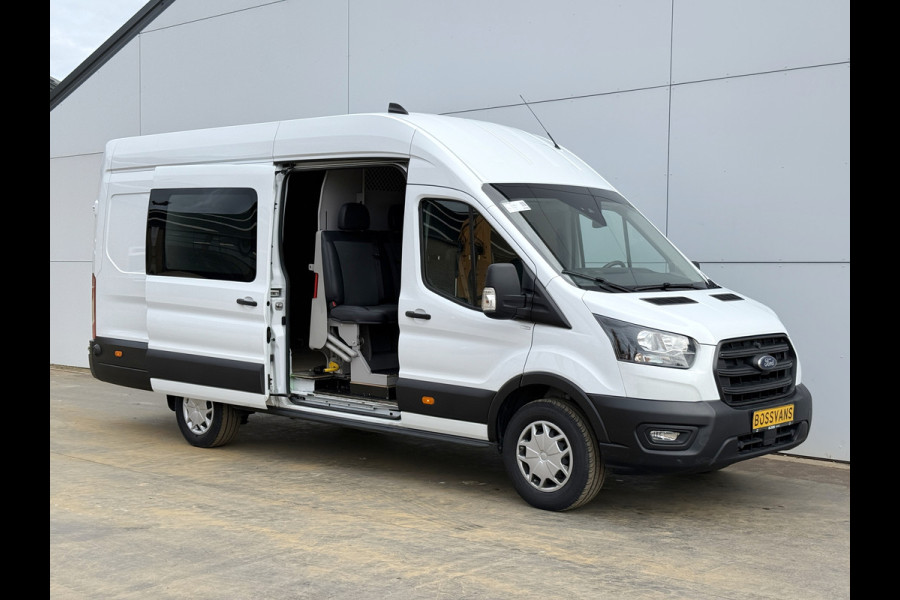 Ford Transit DC 2.0 TDCI 165PK L4H3 Dubbele Cabine Airco Cruise Control Lane Assist Camera Trekhaak voorbereiding