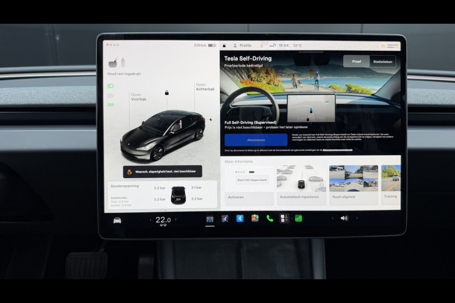 Tesla Model 3 RWD 60 kWh Pano Leer Stoelverw + Ventilatie Adap.Cruise Self-Drive Mogelijkheid Orig.NL!