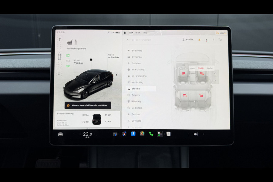 Tesla Model 3 RWD 60 kWh Pano Leer Stoelverw + Ventilatie Adap.Cruise Self-Drive Mogelijkheid Orig.NL!