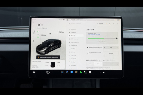 Tesla Model 3 RWD 60 kWh Pano Leer Stoelverw + Ventilatie Adap.Cruise Self-Drive Mogelijkheid Orig.NL!