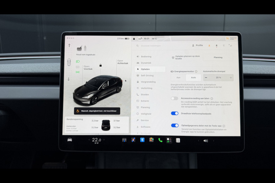 Tesla Model 3 RWD 60 kWh Pano Leer Stoelverw + Ventilatie Adap.Cruise Self-Drive Mogelijkheid Orig.NL!