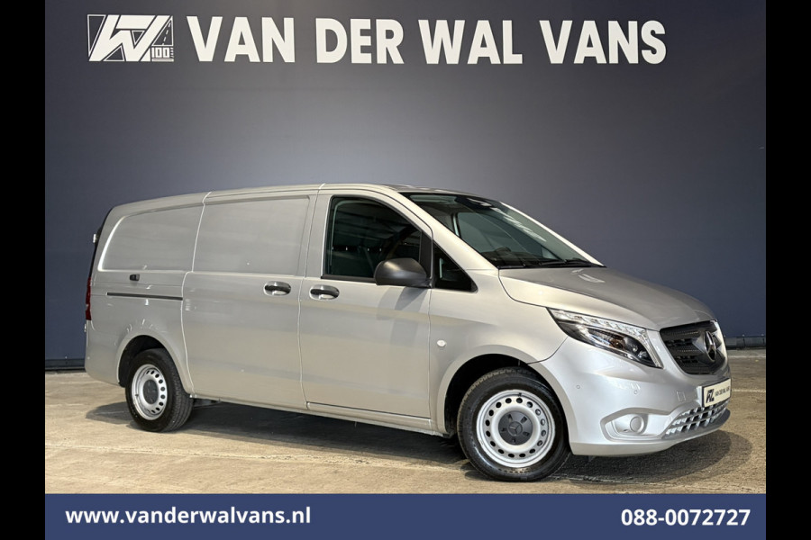 Mercedes-Benz Vito 114 CDI 136pk L2H1 Euro6 Airco | Camera | LED | Trekhaak | Cruisecontrol | Stoelverwarming Parkeersensoren, Bijrijdersbank