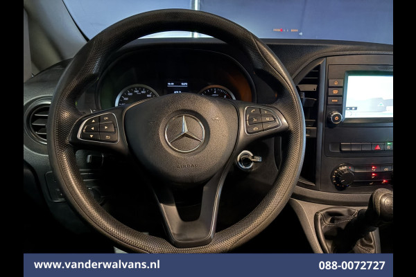 Mercedes-Benz Vito 114 CDI 136pk L2H1 Euro6 Airco | Camera | LED | Trekhaak | Cruisecontrol | Stoelverwarming Parkeersensoren, Bijrijdersbank
