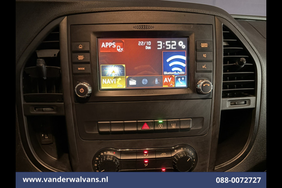 Mercedes-Benz Vito 114 CDI 136pk L2H1 Euro6 Airco | Camera | LED | Trekhaak | Cruisecontrol | Stoelverwarming Parkeersensoren, Bijrijdersbank