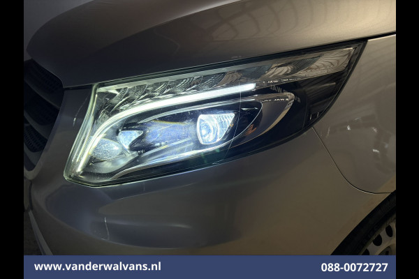 Mercedes-Benz Vito 114 CDI 136pk L2H1 Euro6 Airco | Camera | LED | Trekhaak | Cruisecontrol | Stoelverwarming Parkeersensoren, Bijrijdersbank